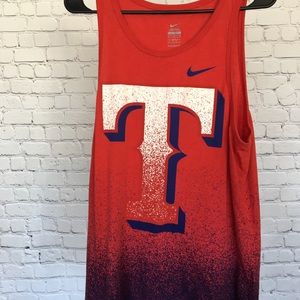 MLB Nike Texas Rangers ombré tank top